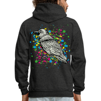 CROWS FEET Hoodie - charcoal grey