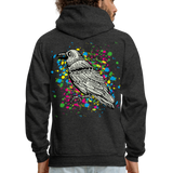 CROWS FEET Hoodie - charcoal grey