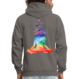 PEACE Hoodie - asphalt gray