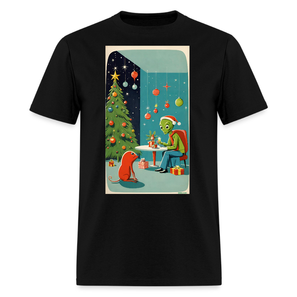Alien Christmas - black