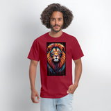 Lion - dark red