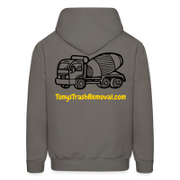 TRASH REMOVAL Hoodie - asphalt gray