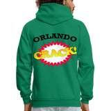 CRACK Hoodie - kelly green