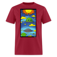 Earth Day - dark red