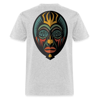 AFRICAN MASK 5 - heather gray
