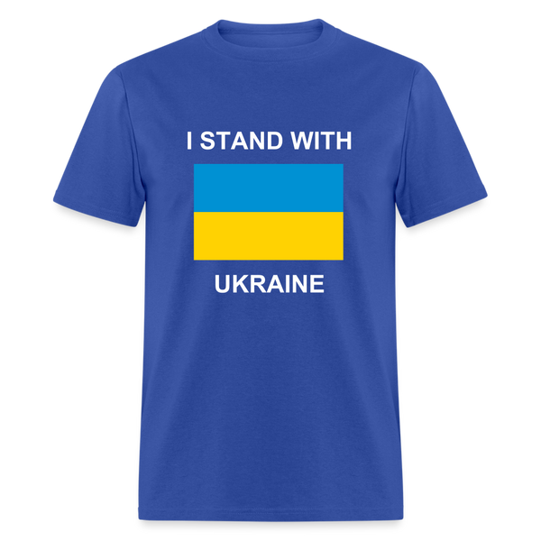 I STAND WITH UKRAINE - royal blue