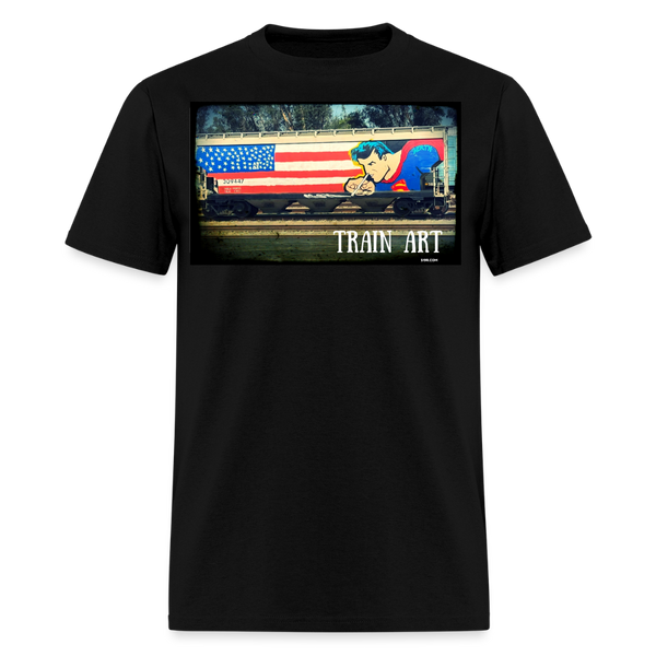 Train Art - black