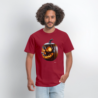 Pumpkin Face - dark red