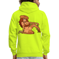 TIE ME UP  Hoodie - safety green
