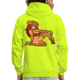 TIE ME UP  Hoodie - safety green