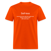 SELF-LESS - orange