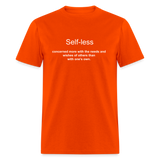 SELF-LESS - orange