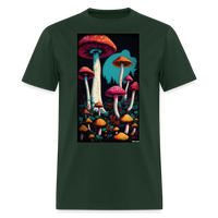 Mushroom Land - forest green