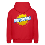 AWESOME Hoodie - red
