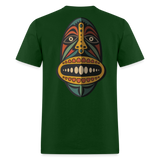 AFRICAN MASK 2 - forest green