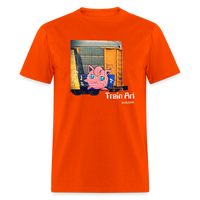 Train Art - orange