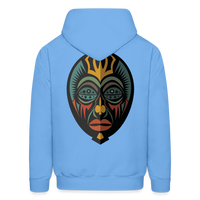 AFRICAN MASK 5 Hoodie - carolina blue