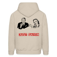 JUST SAYIN 3 Hoodie - Sand