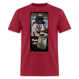 Train Art - dark red