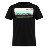 Train Art - black