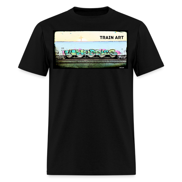 Train Art - black