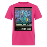 Train Art - fuchsia