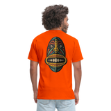 AFRICAN MASK 2 - orange