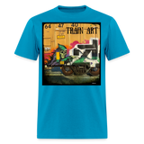 Train Art - turquoise