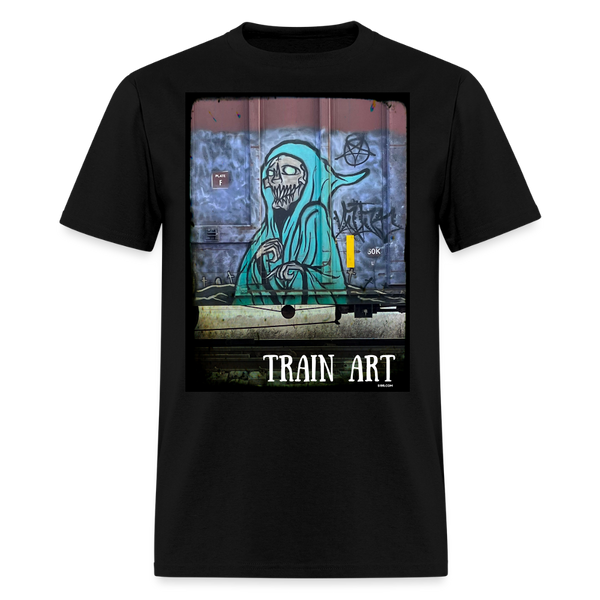 Train Art - black