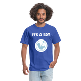 IT'S A BOY - royal blue