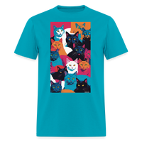 Cat Pic - turquoise