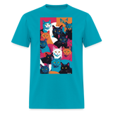 Cat Pic - turquoise