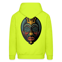 AFRICAN MASK 5 Hoodie - safety green