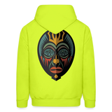 AFRICAN MASK 5 Hoodie - safety green