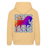 HORSE BACK Hoodie - light yellow