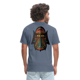 AFRICAN MASK 4 - denim