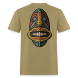 AFRICAN MASK 2 - khaki