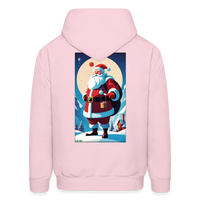 Santa Claus Hoodie - pale pink