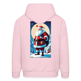 Santa Claus Hoodie - pale pink