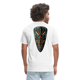 AFRICAN MASK - white