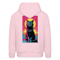 Sunny Cat Hoodie - pale pink