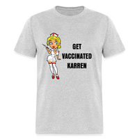 VACCINATED - heather gray