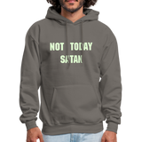 NOT TODAY Hoodie - asphalt gray