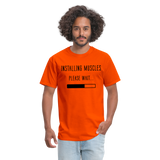 PLEASE WAIT - orange