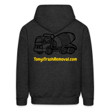 TRASH REMOVAL Hoodie - charcoal grey