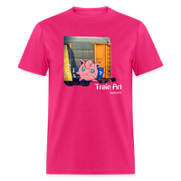 Train Art - fuchsia