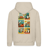 Cat Afternoon Hoodie - Sand