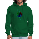 FRACTION Hoodie - forest green