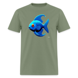 Blue Fish - military green