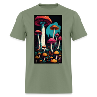 Mushroom Land - military green